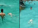 Cậu bé gần chết đuối trong bể bơi nhưng hàng trăm người xung quanh không biết