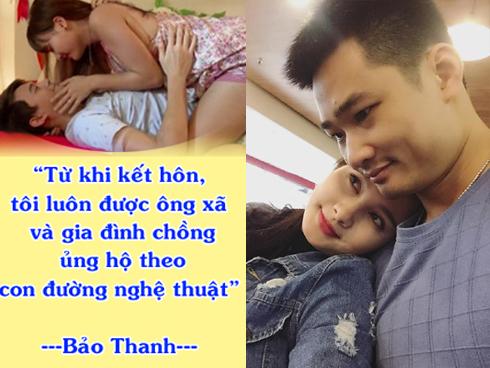 Bảo Thanh trong 'Sống chung với mẹ chồng' không ngại đóng cảnh nóng vì được cả nhà chồng thấu hiểu