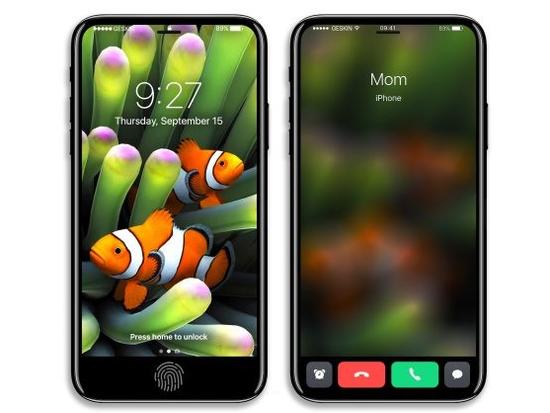 Thiết kế iPhone 8 có dải phím cảm ứng tuyệt đẹp giống Macbook