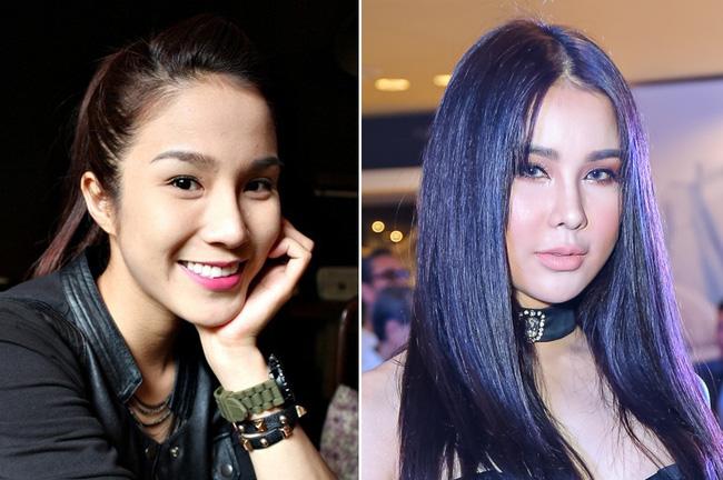 Cùng chạy theo xu hướng mặt phù cằm nhọn, gái Việt và gái Hàn cứ giống nhau y xì đúc - Ảnh 5.