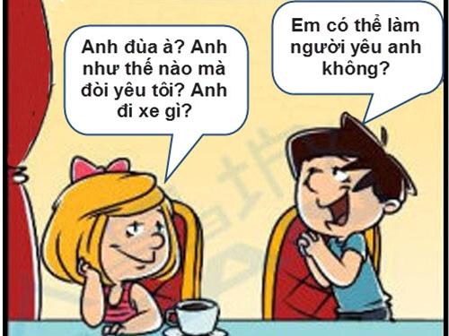 Truyện tranh: Đi 4 bánh cua gái dễ lắm ư