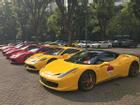 Hơn 30 siêu xe của đại gia Indonesia vây kín khu vực đậu xe tại Jakarta