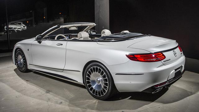 Bắt gặp dàn xe siêu sang Mercedes-Maybach S650 Cabriolet ngoài đời thực - Ảnh 4.