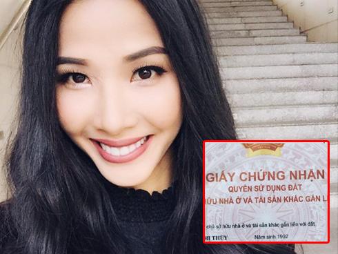 Chăm chỉ 'cày cuốc' 6 năm, Hoàng Thùy đã tậu được hai căn nhà ưng ý