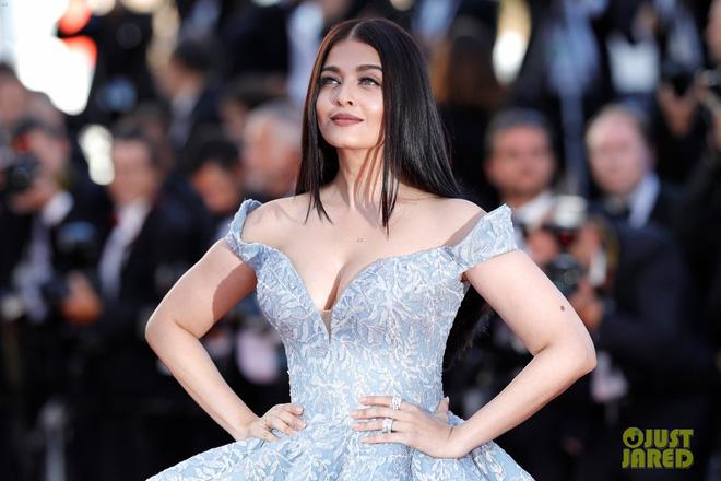 Cận cảnh chiếc đầm Lọ Lem đẹp nín thở của Hoa hậu đẹp nhất thế giới Aishwarya Rai trên thảm đỏ Cannes - Ảnh 8.