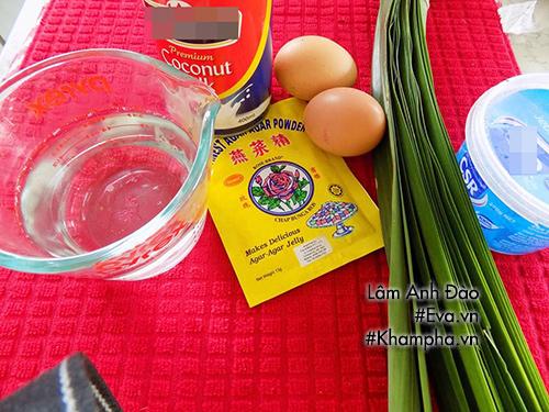 cach lam thach la dua rung xanh sieu hot, ai thay cung me - 1