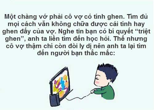 truyen tranh: bi quyet chua benh... ghen hinh anh 1