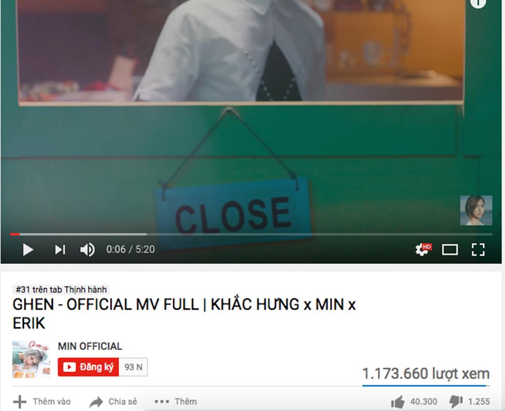 MV Ghen Erik đạt 1 triệu view -2