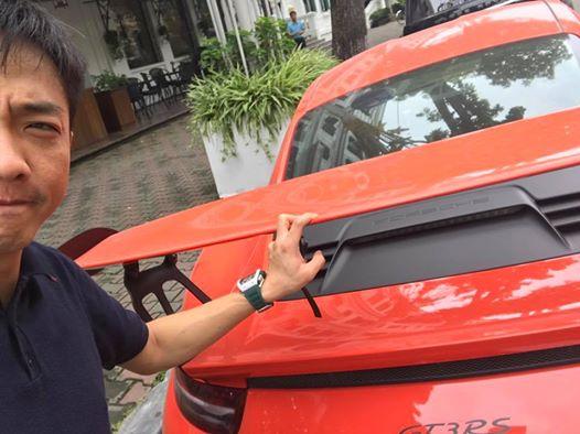 Cường Đô-la cầm lái siêu xe Porsche 911 GT3 RS Coupe độc nhất Việt Nam - Ảnh 1.