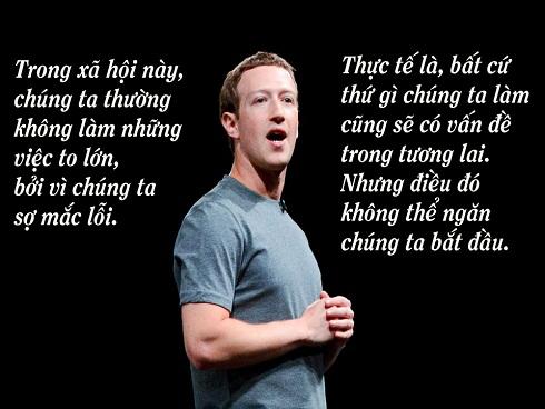 Những câu nói truyền cảm hứng trong bài phát biểu tốt nghiệp của Mark Zuckerberg