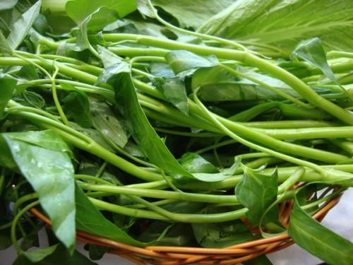 doi vi ngay he bang cach nom rau muong thit bo hinh anh 1