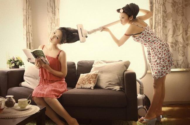 bo tay voi khoanh khac "khoe than" cua chi em hinh anh 7