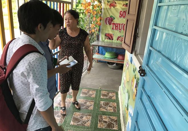 Sự thật đoạn video cháu bé ở cơ sở mầm non tư thục quỳ trên thềm khóc gắt - Ảnh 7.