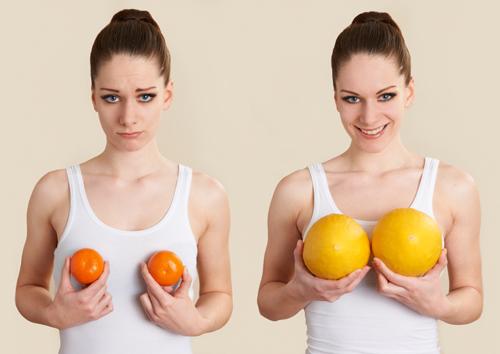 Bạn không thể nâng ngực kích cỡ trái quýt lên trái bưởi ngay lập tức.