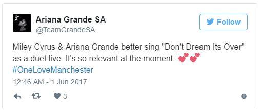 Ariana và Miley song ca tưởng nhớ nạn nhân vụ đánh bom đang là điều fan mong ước nhất! - Ảnh 4.