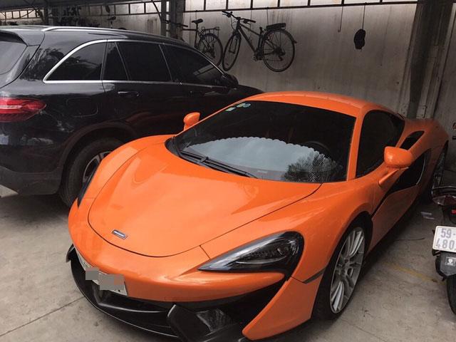 McLaren 570S màu cam độc nhất Việt Nam bị công an bắt giữ liên quan đến ma túy - Ảnh 2.