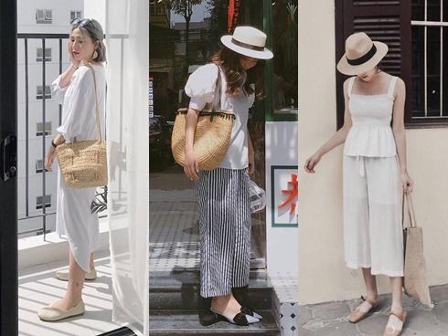 Dàn hot-face Việt đồng loạt chọn street style tông trắng xoa dịu nắng hè