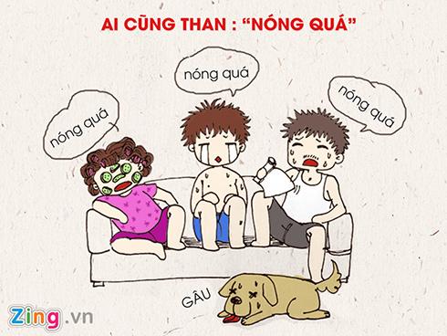 'Không thể sống nổi' với thời tiết nắng nóng trên 40 độ C