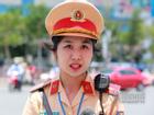 Bóng hồng cảnh sát giao thông trong 'chảo lửa' Hà Nội