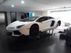 Lamborghini Aventador chính hãng độ la-zăng 'khủng' trong nhà Cường 'Đô La'