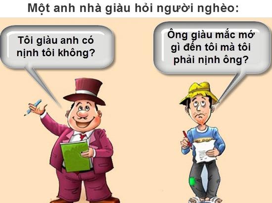 Truyện tranh: Để xem ai sẽ phải 'nịnh' ai!