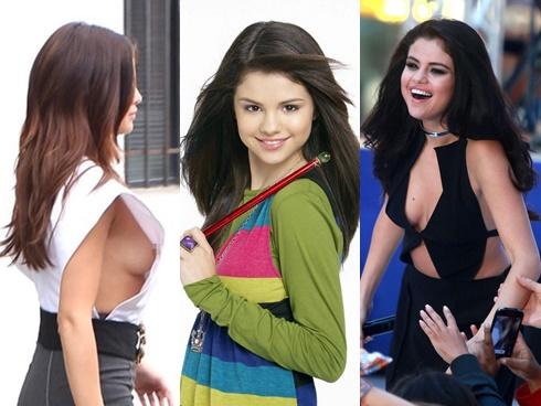 Selena Gomez lại gây sốc với mốt thả rông, không diện nội y