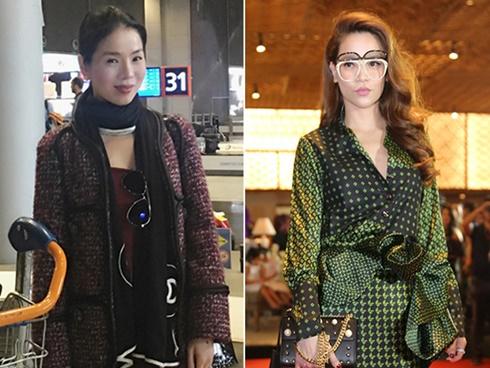 Lệ Quyên 'đụng hàng' Hà Hồ: Cùng một mẫu giày bắt mắt, nhưng 2 phong cách hoàn toàn đối lập