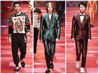 Sàn diễn Dolce&Gabbana thành 'Đại hội mỹ nam', nổi nhất là Mario Maurer và Vương Tuấn Khải!