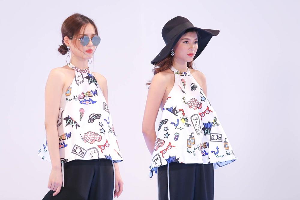 Hoàng Thùy mặc rườm rà - the face 2017 tập 2 -4