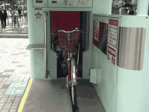 Gara tự động đỗ xe đạp của người Nhật