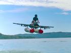 Xe bay Kitty Hawk Flyer biểu diễn khả năng bay lượn