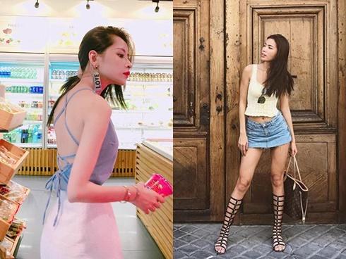 Street style sao Việt: Dàn mỹ nhân đồng loạt khoe vai trần xuống phố ngày hè