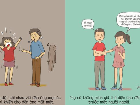 Tranh vui: Khác biệt 