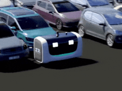Robot tự động đỗ xe đầu tiên trên thế giới