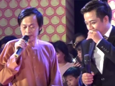 Nghệ sĩ Hoài Linh bị khán giả ném đá khi diễn ở Quảng Ngãi