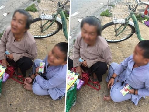 Tiếng khóc xé lòng của bà cháu bán vé số dạo bị cướp giữa đường