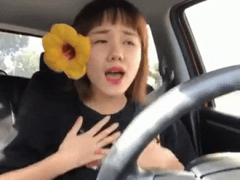 Cuồng vì được gặp G-Dragon, em gái Phương Linh vừa lái xe vừa phiêu 'Missing you'