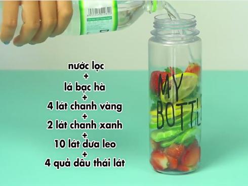 Chưa đầy 2 phút, bạn đã có ngay cốc detox giảm cân, giữ dáng đẹp da 'chuẩn không cần chỉnh'