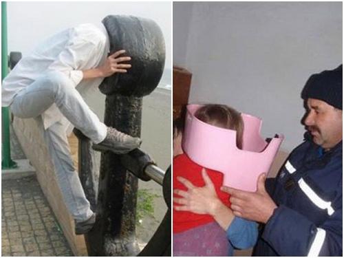 Ảnh hài: Khóc thét với những vụ mắc kẹt khó đỡ nhất quả đất (P2)