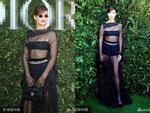Bella Hadid gợi cảm 'hết nấc' với váy xuyên thấu tại tuần lễ thời trang Paris