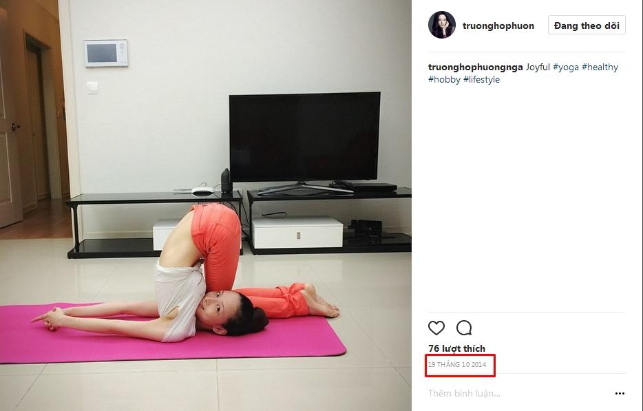 Hình ảnh hoa hậu Phương Nga tập yoga hot nhất hôm nay-5