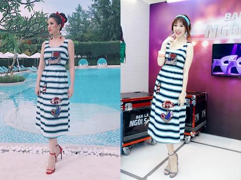 Hari Won liệu có vượt mặt Bảo Thy khi đụng váy rực rỡ?