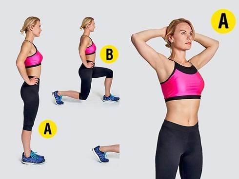 5 động tác tay không giúp đốt mỡ thừa tương đương 1 giờ tập gym