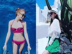 Sau hoa hậu Kỳ Duyên, đến lượt Minh Hằng diện bikini 'đốt mắt' ở Hy Lạp