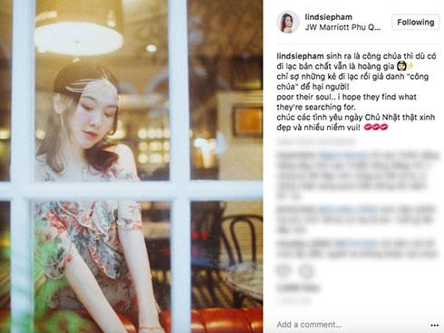Beauty blogger 9x gây tranh cãi khi công khai chỉ trích Ngọc Trinh trên mạng xã hội