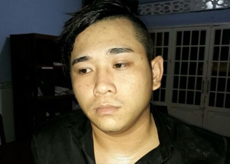 Đối tượng Út khi bị bắt giữ