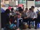 Clip chủ quán trà đá ở Hà Nội dùng nước rửa chân bán cho khách gây sốc