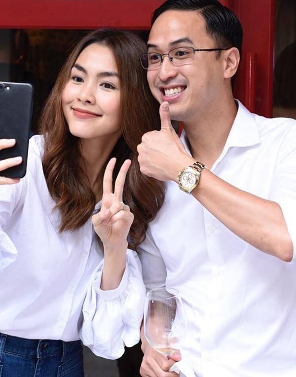 Tăng Thanh Hà xuất hiện tươi tắn cùng ông xã sau 4 tháng sinh con-4