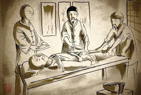 Hình ảnh thái giám chuẩn bị tịnh thân