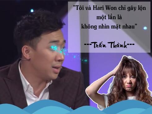 Trấn Thành: 'Chỉ cần một lần gây lộn, tôi và Hari Won sẽ không nhìn mặt nhau'